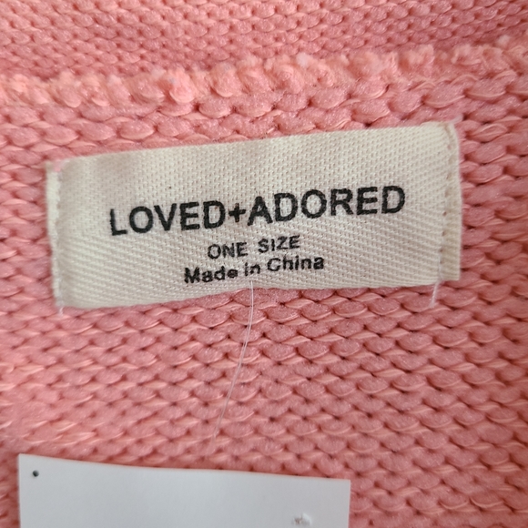 Brand New Loved & Adored Knit Peach Cardigan - Picture 3 of 4